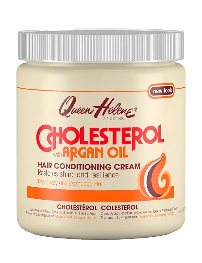 Fashionable QUEEN HELENE Cholesterol Hair Conditioning Creme Argan Oil 15 oz Deep Comfortable