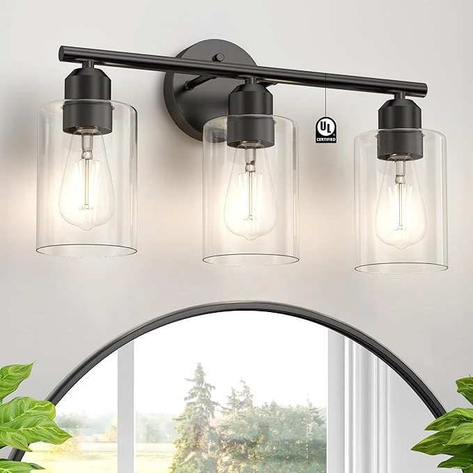 Eco-Friendly Espird Bathroom Vanity Light Fixtures Matte Black Bathroom Lighting Fixture Relaxed