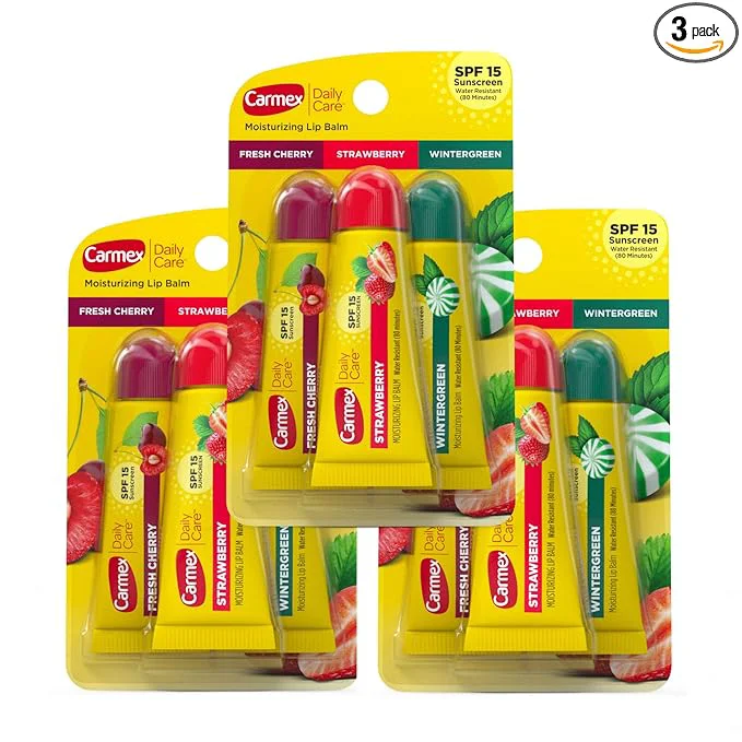 Soft Carmex Daily Care Moisturizing Lip Balm Tubes Certified