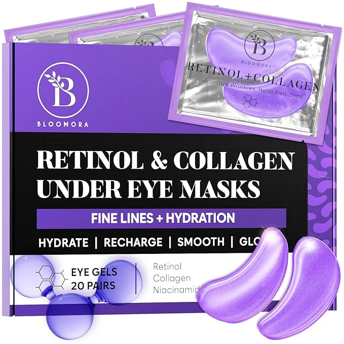 Refined BLOOMORA Retinol Collagen Under Eye Patches Clean
