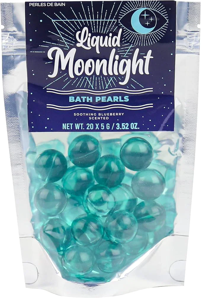 Secure Gift Republic Liquid Spirit Moonlight Bath Pearls 20-Pack Soothing Blueberry Fine