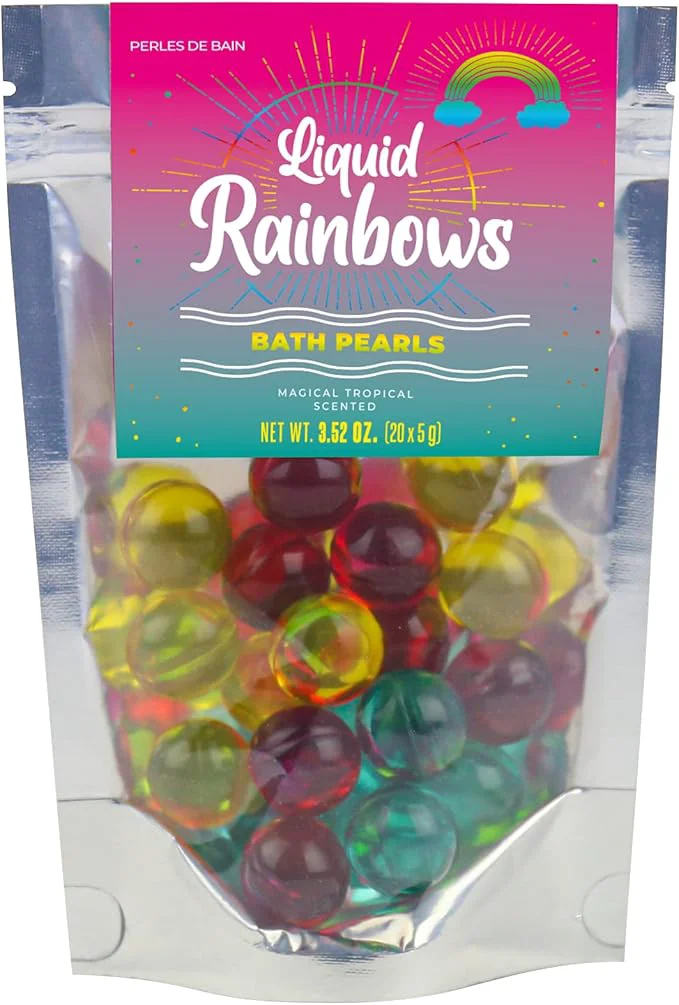 Responsible Gift Republic Liquid Spirit Rainbow Bath Pearls 20-Pack al Tropical Scent Original Design