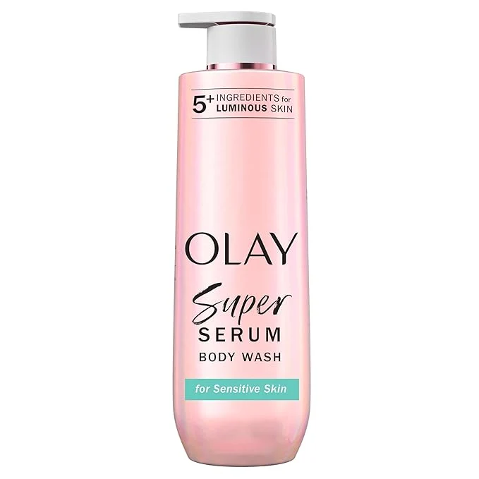 Environmentally Friendly Olay Super Serum Body Wash for Sensitive Skin 24hr Long Lasting Hydration Efficient