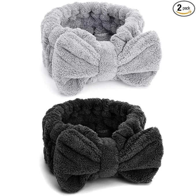 Recyclable Huachi Spa Headbands for Women Makeup Washing Face Skincare Face Wash Head Band Comfortable