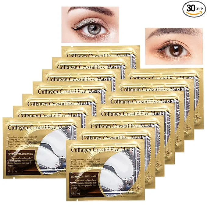 Traditional Jakuva Under Eye Patches 30PCS Pairs Collagen Eye Masks Eye Patches Trendy