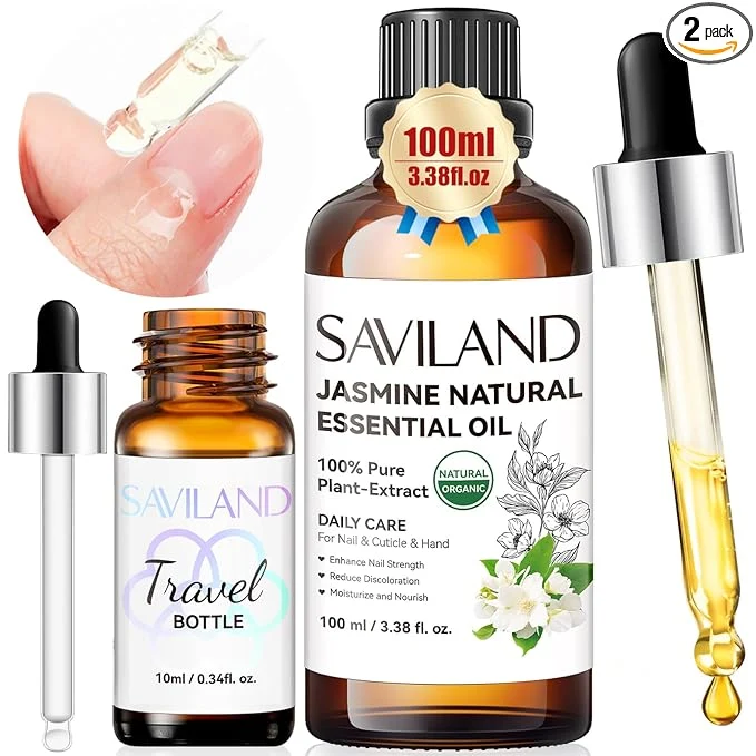 High-End SAVILAND Jasmine Essential Oil for Cuticle Nails Hands Ultra Repairing Cuticle Classic