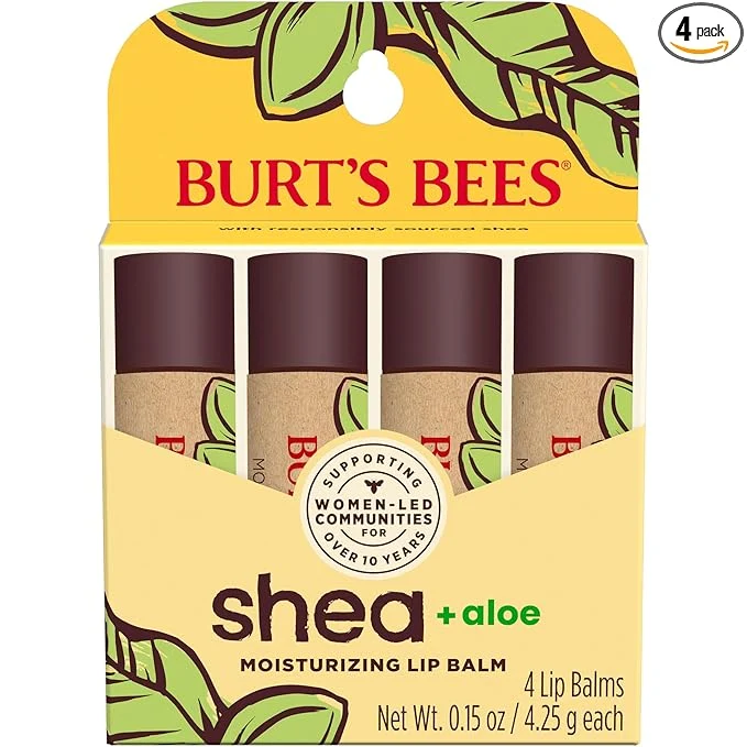 Outstanding Burt’s Bees Shea and Aloe Moisturizing Lip Balm Lip Moisturizer User-Friendly