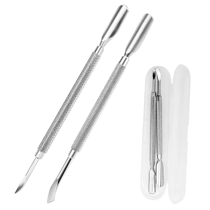 Safe Cuticle Pusher Nail Polish Remover 2-in-1 Cuticle Trimmer Nail Care Tool Authentic