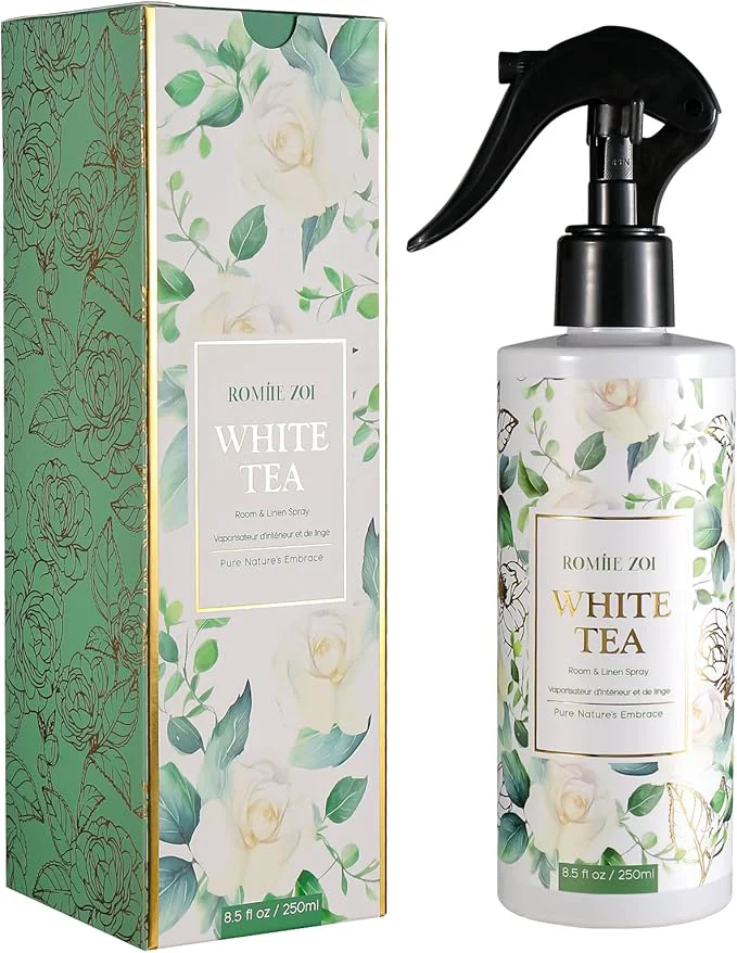 Verified ROMIIE ZOI Room Spray Air Freshener Scented White Tea Elegant