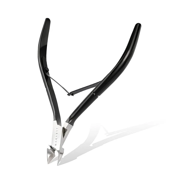 Green Makartt Cuticle Nipper – 7mm Full Jaw Stainless Steel Cuticle Trimmer Elite
