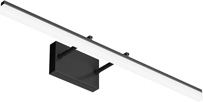 Breathable Aipsun 31.5 inch Modern Black Vanity Light Adjustable Bathroom Light Fixtures Premium