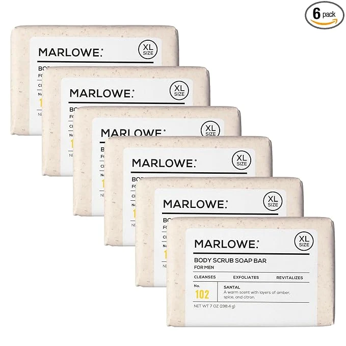 Efficient MARLOWE. No. 102 Body Scrub Soap 7 oz Exfoliating Soap Bar Consistent