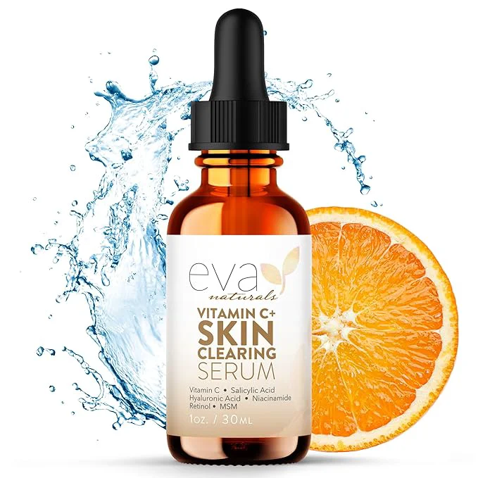 Genuine Vitamin C Serum for Face with Retinol Salicylic 0.83 Hyaluronic Skin Quality