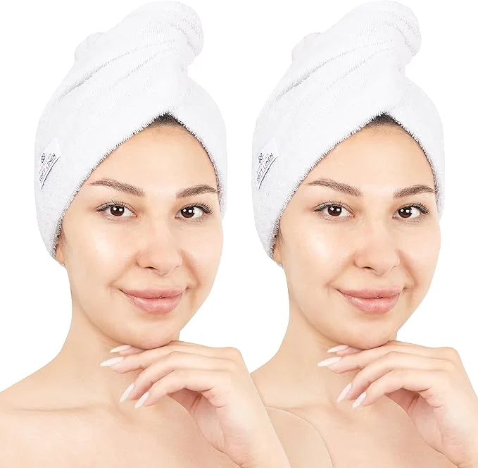 Carefully Designed American Soft Linen Cotton Hair Towels Elite