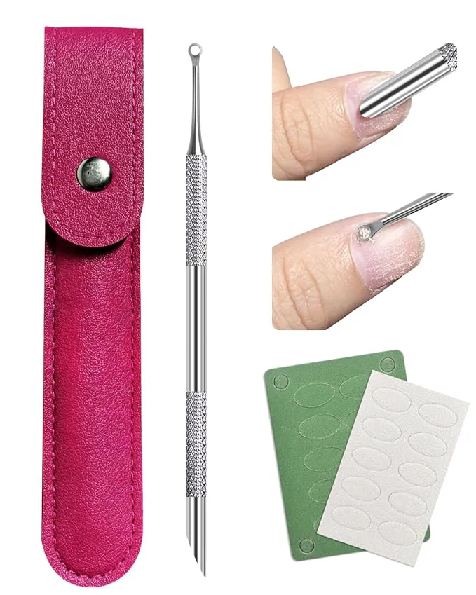 Trendy Loop Cuticle Pusher Pre-treatment Cuticle Pusher Stainless Steel Round Refined