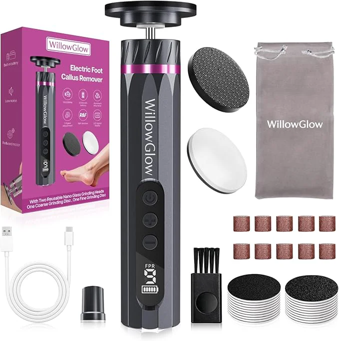 Healthy Professional Electric Foot Callus Remover 9-Speed Cordless Foot File First-Class