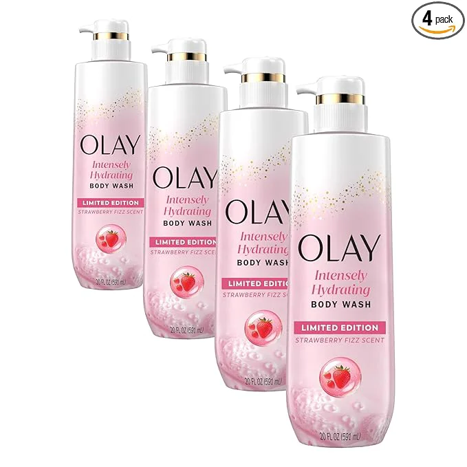 Original Design Olay Body Wash for Women Intensely Hydrating Pro-Hyaluronic Acid Serum Complex User-Friendly