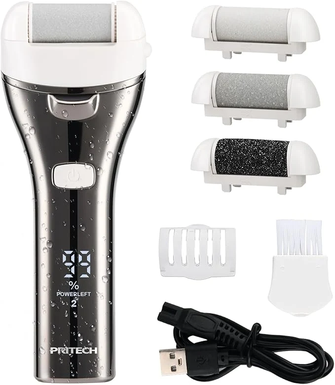 Practical Electric Foot Callus Remover Rechargeable Portable Electronic Foot File Sustainable