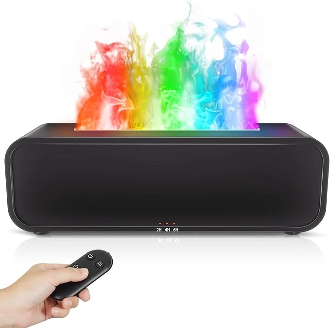 Modern Essential Oil Diffuser Flame Oil Diffuser Secure