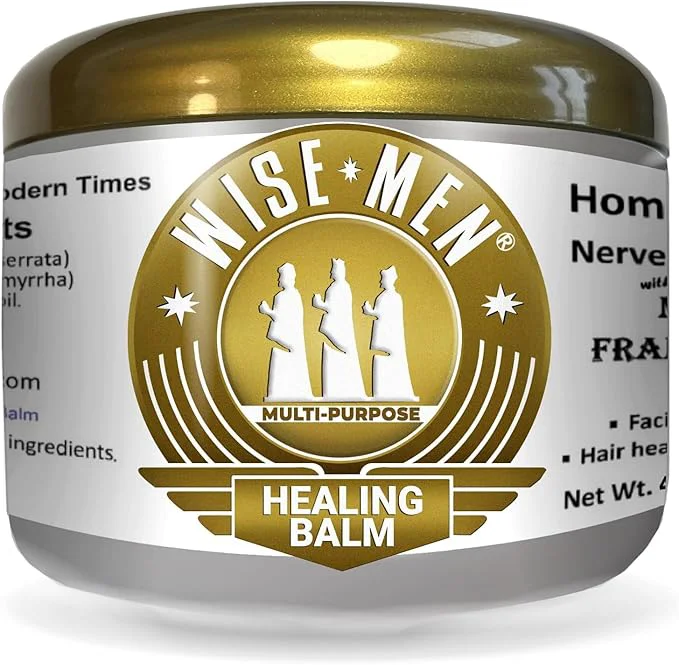 Excellent Wise Men Healing Balm with Myrrh and Frankincense Essential Oils Green
