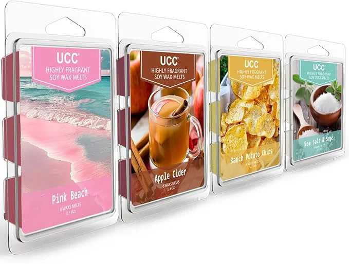 Safe UCC Wax Melts Premium Plant Based Natural Soy Scented Melts Cubes Wax Melts Recyclable