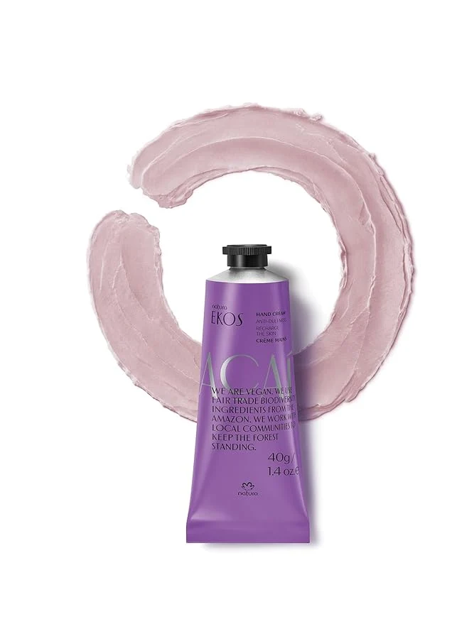 Genuine Natura – Açaí Hand Cream Travel Size – Anti-Dullness Hand Balm – Vegan Original Design