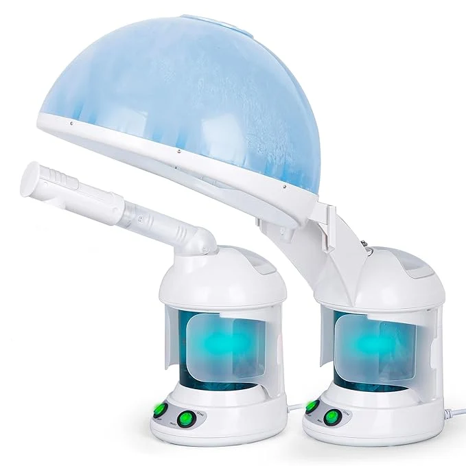 Smart Nova Microdermabrasion Ionic Nano Mist 2 in 1 Hair Face Steamer 360° Long-Lasting