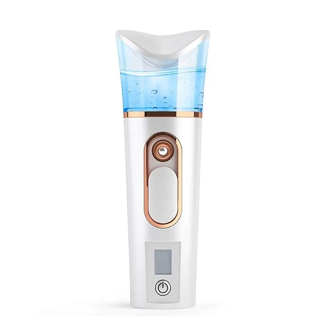 Soft Handy Nano Mist Sprayer with Skin Analyzer Moisture Tester Portable Facial Long-Lasting