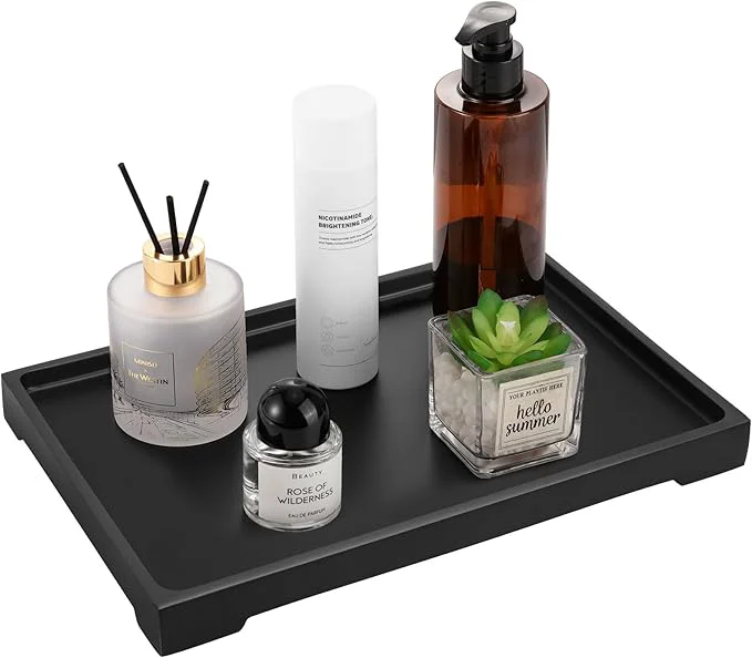 Fine Luxspire Vanity Tray Bathroom Tray Toilet Tank Storage Tray Resin Kitchen Comfortable