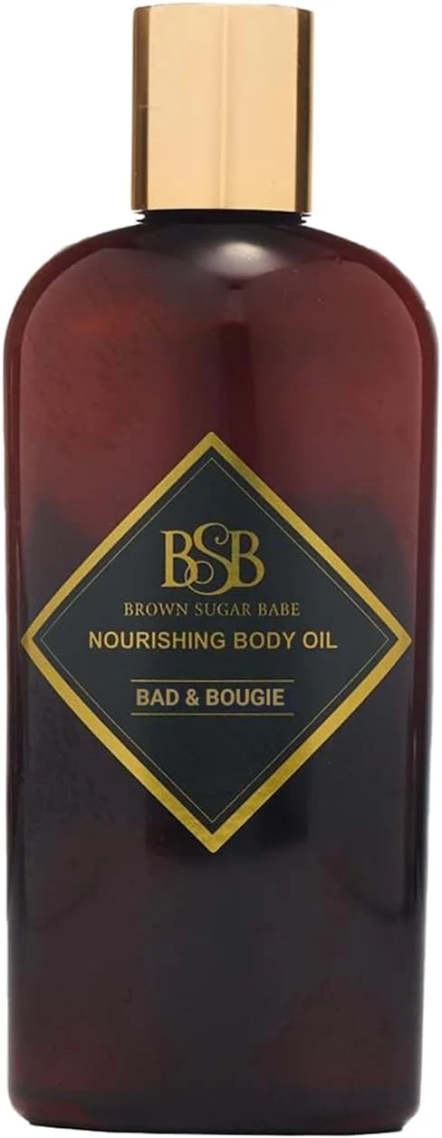 Dependable Brown Sugar Babe Bad and Bougie Body Oil Grape Seed and Sweet Almond Fragrance Fine Crafted