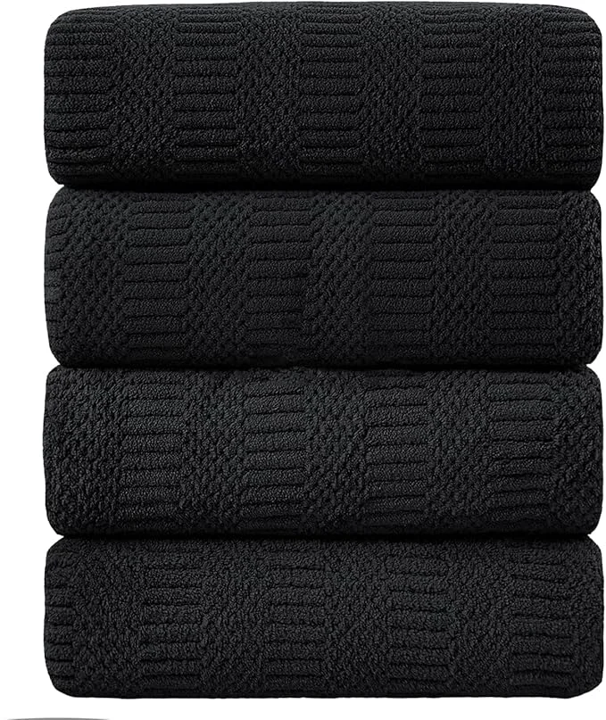Artisan Ycosy 4 Pack Extra Large Microfiber Bath Towels Set 35×70 inches Less Lint Specialty