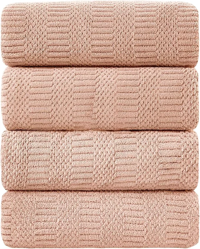 Luxury Ycosy 4 Pack Extra Large Microfiber Bath Towels Set 35×70 inches Less Lint Dependable
