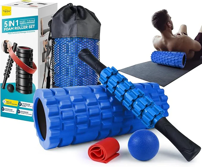 Recyclable Krightlink 5 in 1 Foam Roller Set Fine