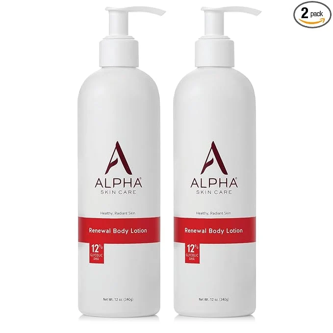 Outstanding Alpha Skin Care Revitalizing Body Lotion 12 Glycolic AHA Simple Effective User-Friendly