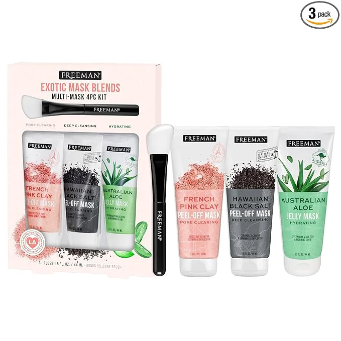 Consistent man Exotic Blends Facial Mask 4 Piece Set Peel-Off Jelly Masks Carefully Designed