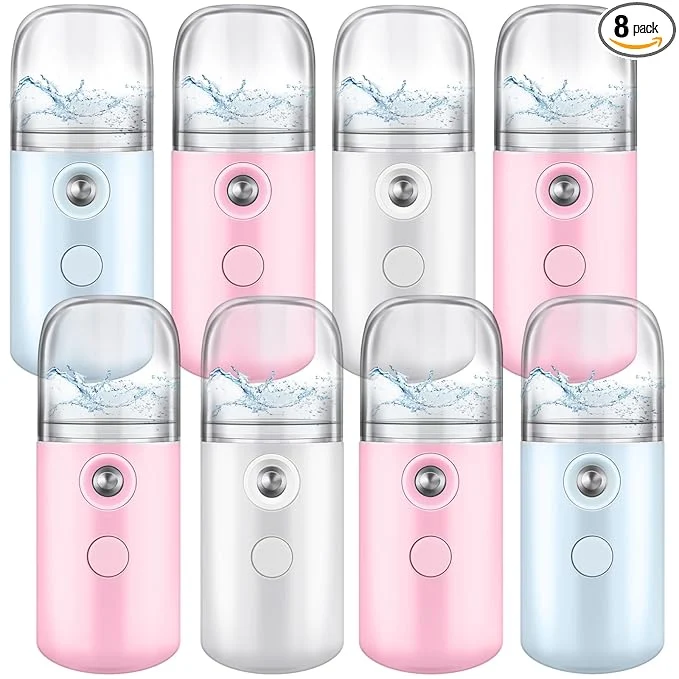 Certified Mudder 8 Pieces Nano Facial Mister Face Sprayer Portable Handheld Humidifier High-Performance