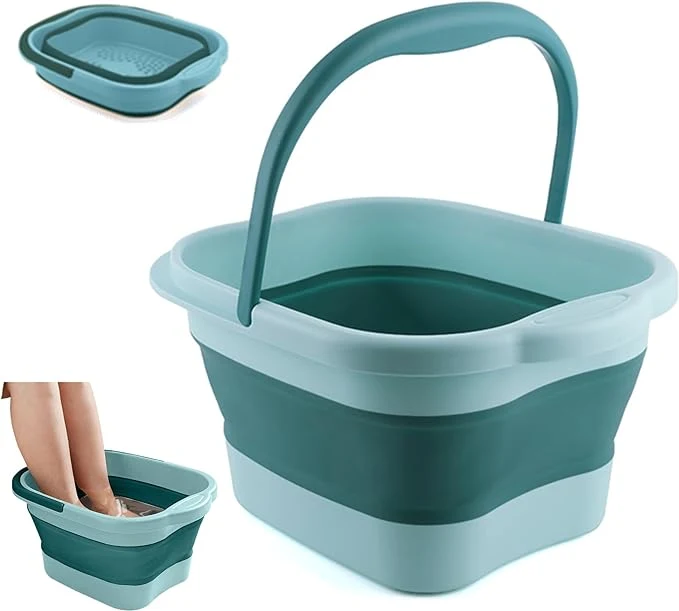 Long-Lasting Collapsible Foot Bath Soak Tub Soft