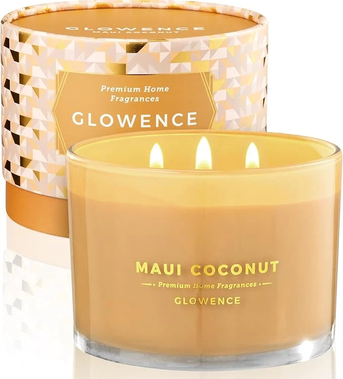 Soft Luxury Coconut Scented Candle Crafted