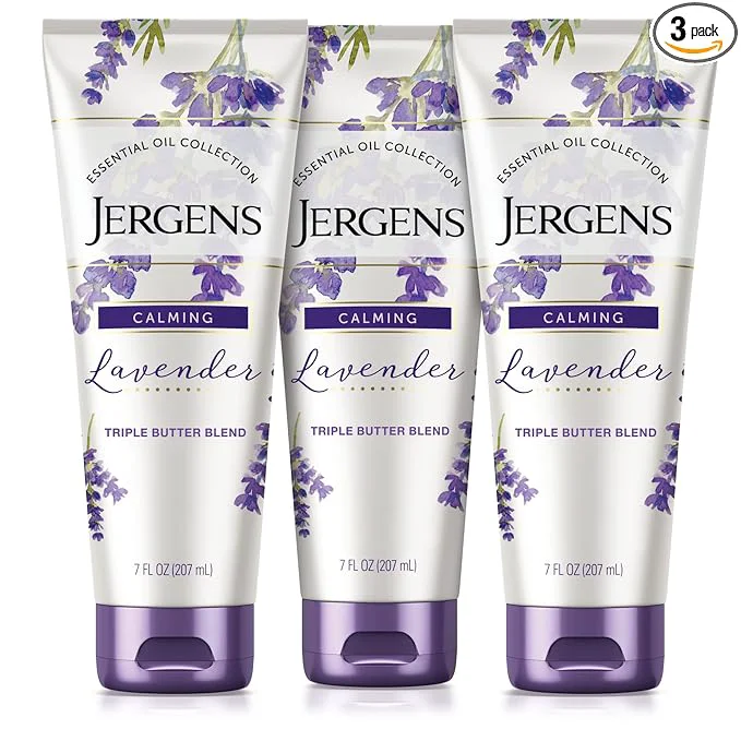 Fashionable Jergens Lavender Body Butter Hand and Body Lotion Moisturizer Classic