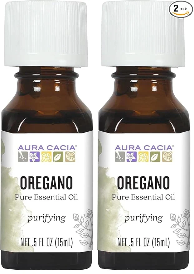 Contemporary Aura Cacia Pure Oregano Essential Oil GC MS Tested Advanced