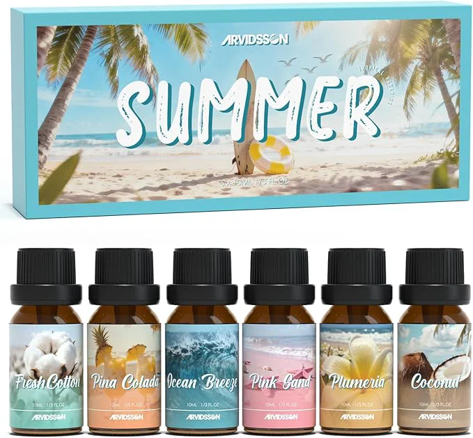 Fashionable ARVIDSSON Summer Essential Oils Set Tropical Fragrance Oil Top-Quality