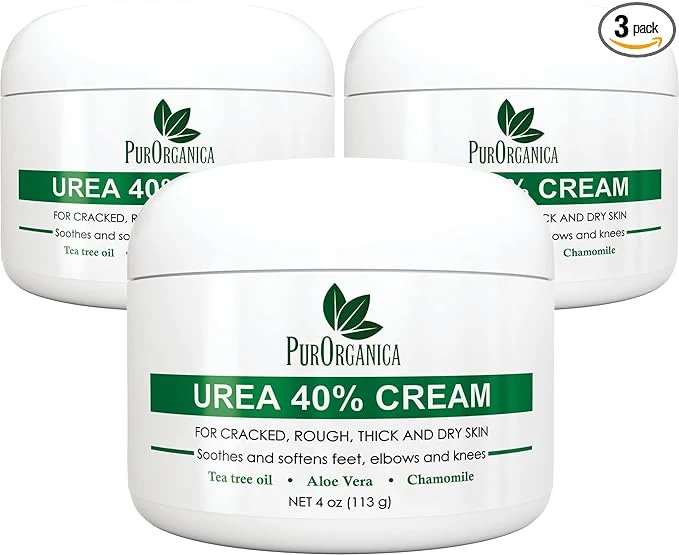 Durable PurOrganica Urea Cream 40 – Made in USA Maximum Strength Foot Cream Dependable