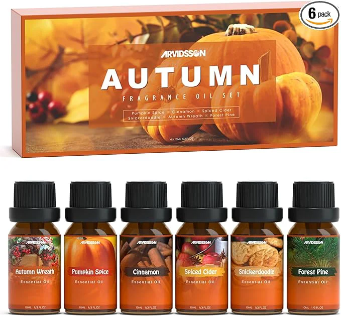 Smart Autumn Fragrance Oil Set ARVIDSSON Fall Essential Oils Comfortable