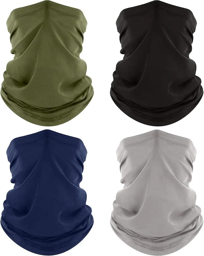 Luxury ROXUN 4 Pack Neck Gaiter Cooling Breathable Face Mask UV Protection Scarf Crafted