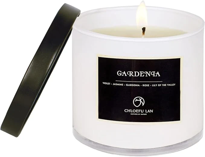 Fast Chloefu LAN Premium Gardenia Scented Candle Sustainable