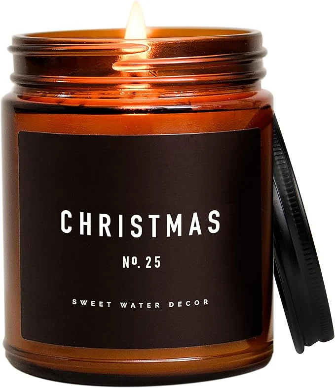 Professional Sweet Water Decor Christmas Candle Christmas Tree Apple Cider and Cinnamon Certified