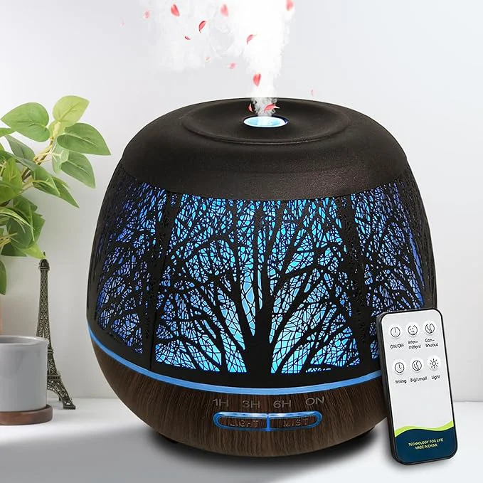 Safe Roonbo Diffusers for Essential Oils Large Room 400ml Essential Oil Diffuser Fine Crafted
