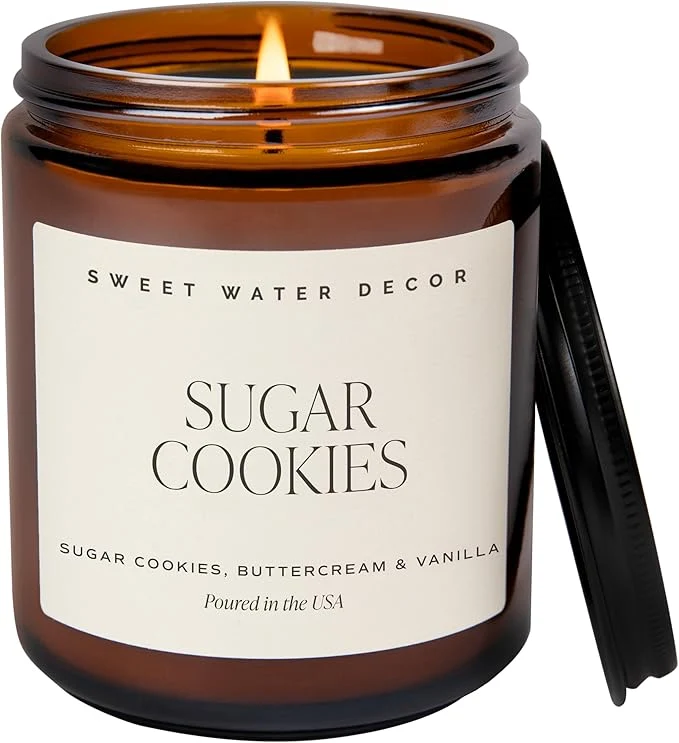 Environmentally Friendly Sweet Water Decor Sugar Cookies Soy Candle Next-Generation