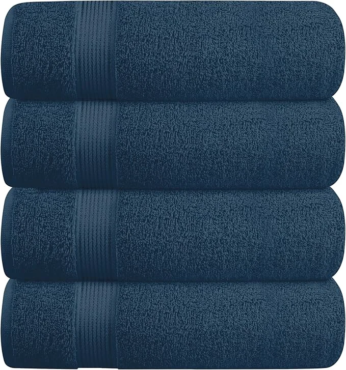Functional BELZZI Home Ultra Soft 4 Pack Oversized Bath Towel Set 27×54 Cotton Compact Selected