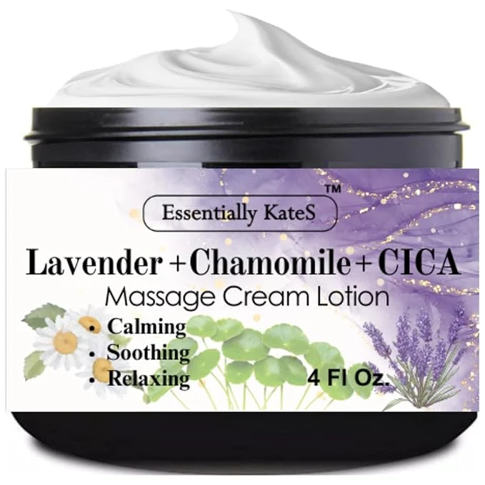 Innovative Essentially KateS Lavender Chamomile CICA Cream Lotion 4 Fl Oz Practical